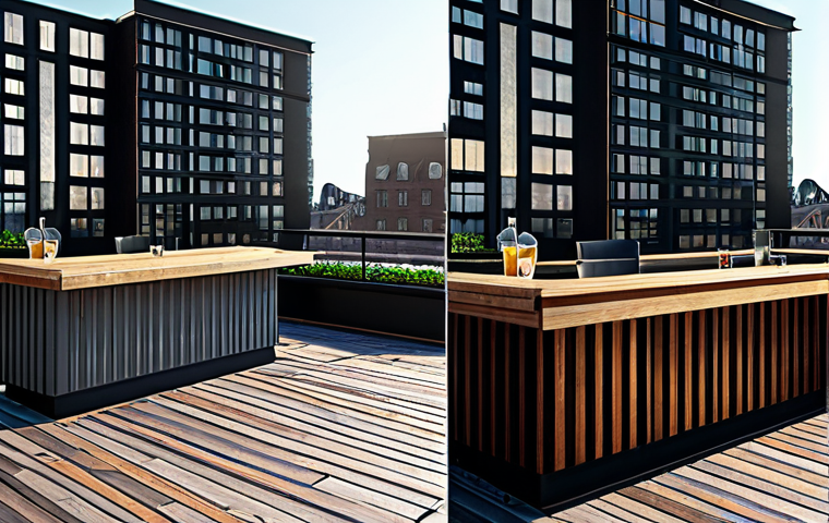 Here are two high-quality image prompts for Stable Diffusion XL, based on the provided text about rooftop bars: